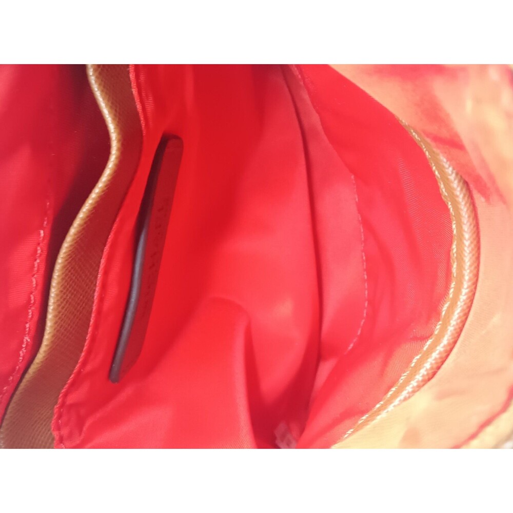 Michael Kors Kempton Bag Zip Pocket Nylon Crossbody Bag Fuchsia Pink SMALL - Picture 8 of 10